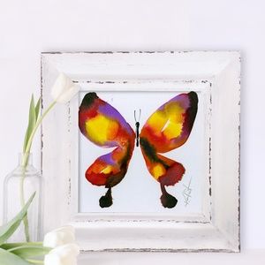 Butterfly Painting by Kathy Morton Stanion - Butterfly Zen 22